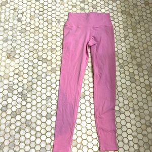 Alo Leggings - size small - bubble gum pink